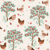 Hen House Linen Peel and Stick Wallpaper by NuWallpaper - PFS6561