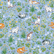 Must Love Cats Blue Peel and Stick Wallpaper by NuWallpaper - PFS6567