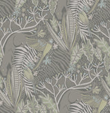 Poise Grey Mint Peel & Stick Wallpaper