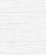 Off-white faux shiplap wood peel and stick wallpaper