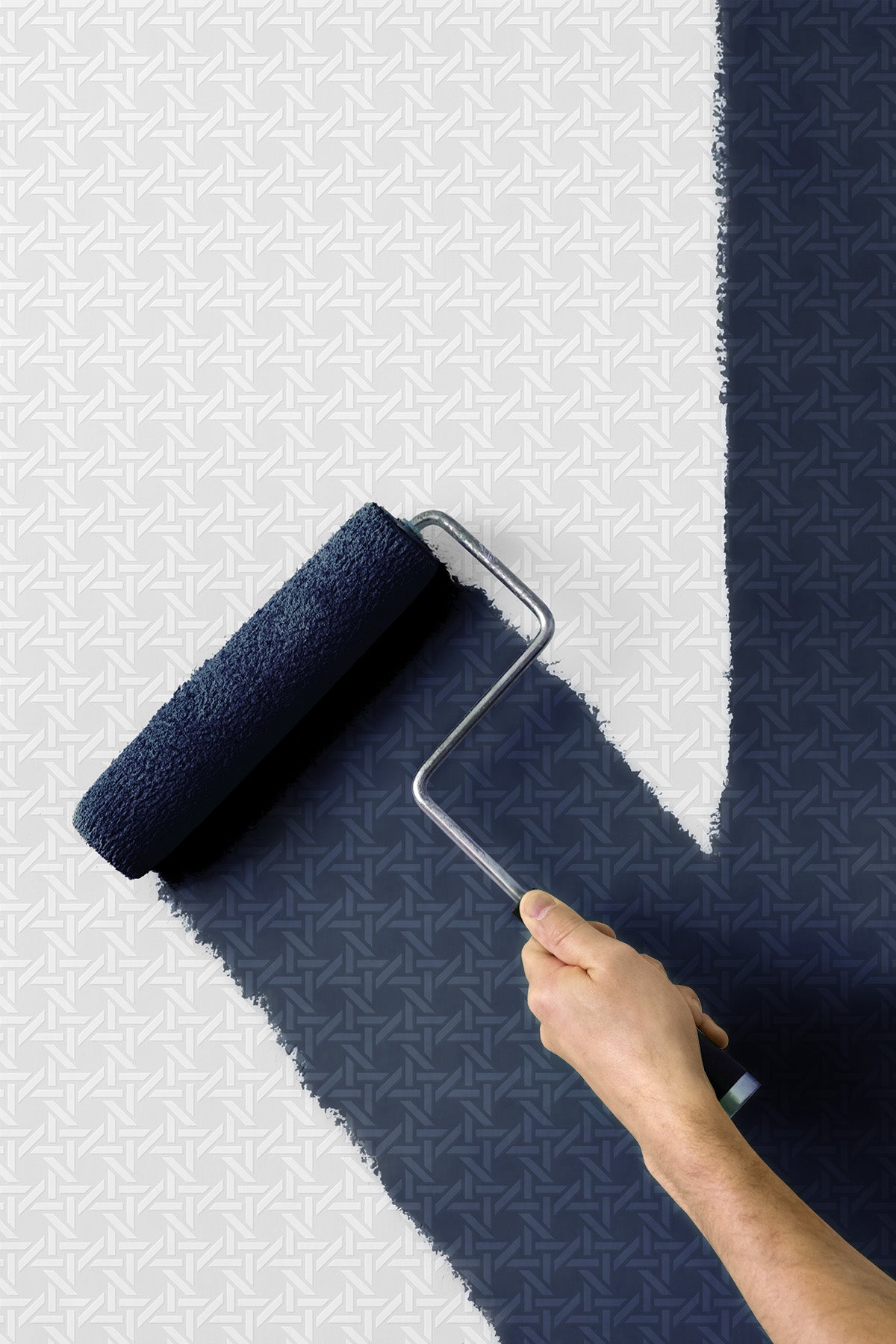 Wicker Off-White by Paintable Peel and Stick Wicker Texture Peel & Stick Wallpaper – NextWall PP10700