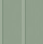 Sage green faux board and batten wallpaper with vertical panel detailing and matte finish.
