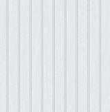 Pearl grey faux beadboard wallpaper with vertical panels and subtle woodgrain texture