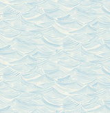 Seaside Waves Blue Oasis by Prepasted Online Coastal Wave Wallpaper – Seabrook Designs PR12802
