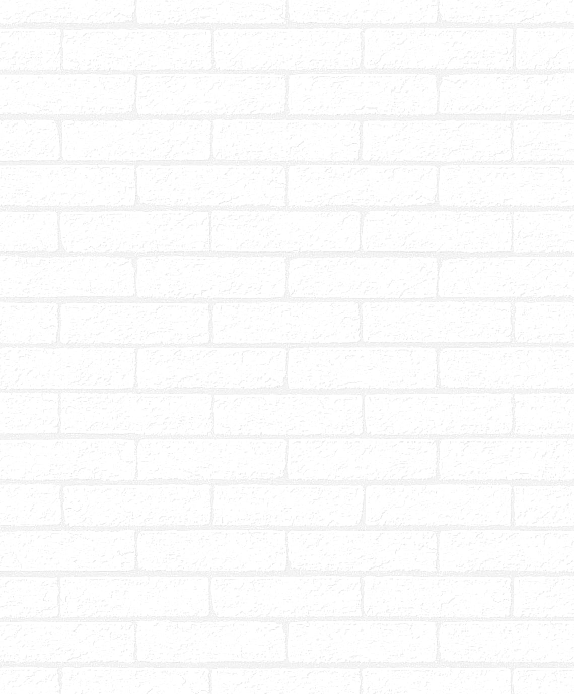 Slater Faux Brick wallpaper in Blancito (off-white matte faux brick pattern)