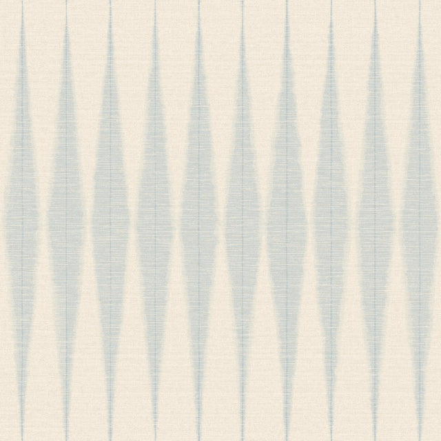 Handloom Baby Blue Peel & Stick Wallpaper with Bohemian Geometric Pattern - York PSW1005RL