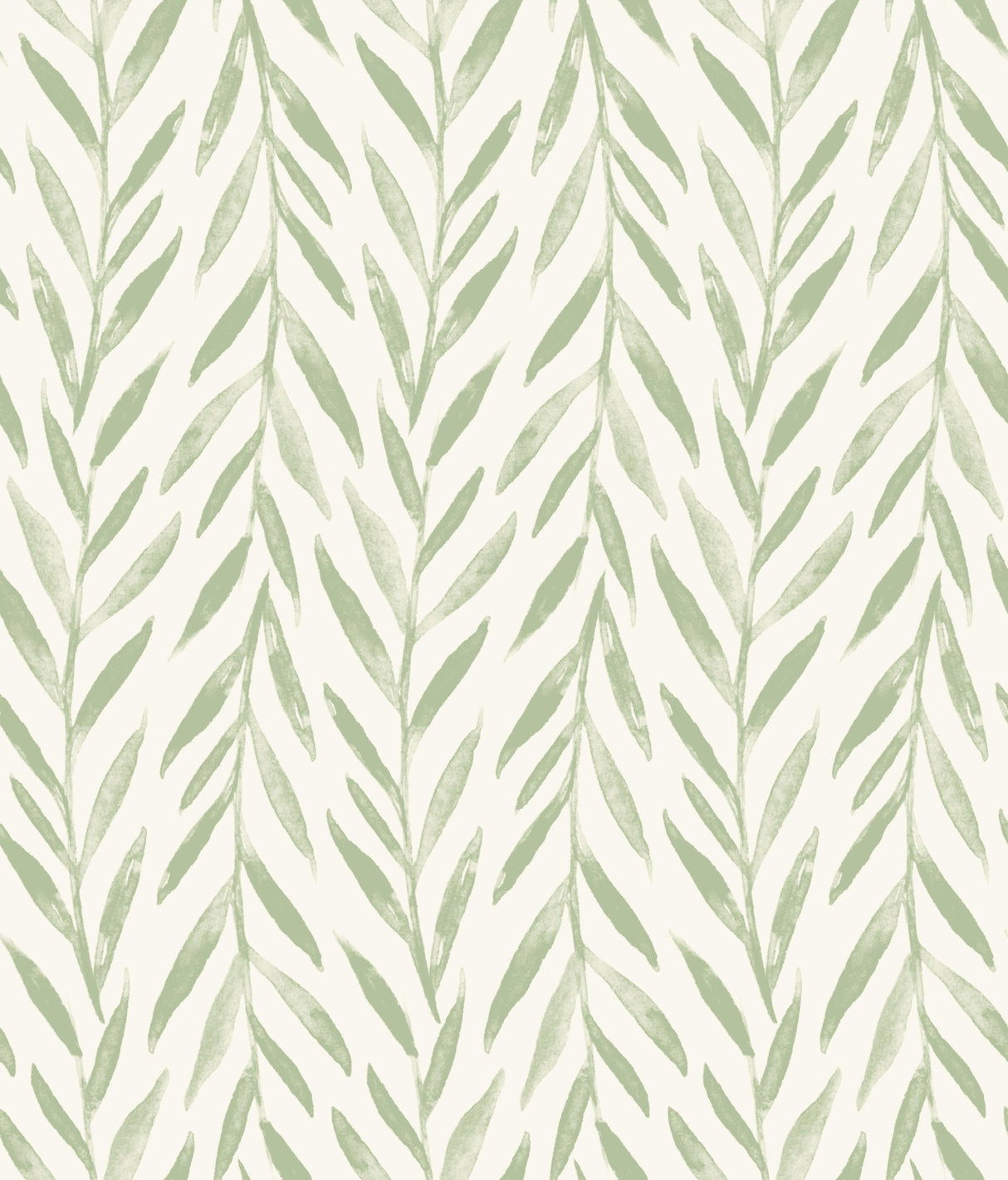 Willow Green Peel & Stick Wallpaper with Botanical Willow Stripe - Magnolia Home PSW1016RL
