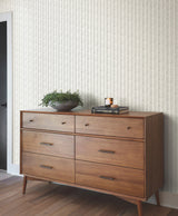 Pick-Up Sticks Black Peel & Stick Wallpaper with Herringbone Stripe - York PSW1020RL