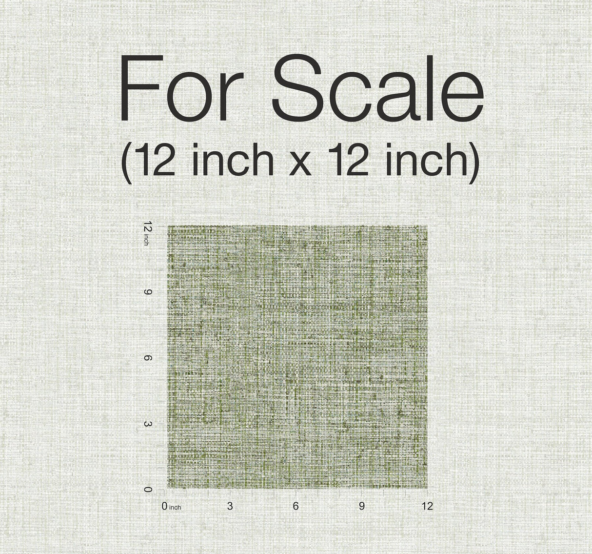 Papyrus Weave Green Peel & Stick Wallpaper with Textured Faux Grasscloth Look - York PSW1038RL