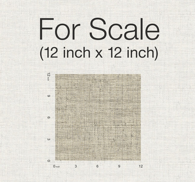 Papyrus Weave Neutral Peel & Stick Wallpaper with Textured Woven Look - York PSW1039RL