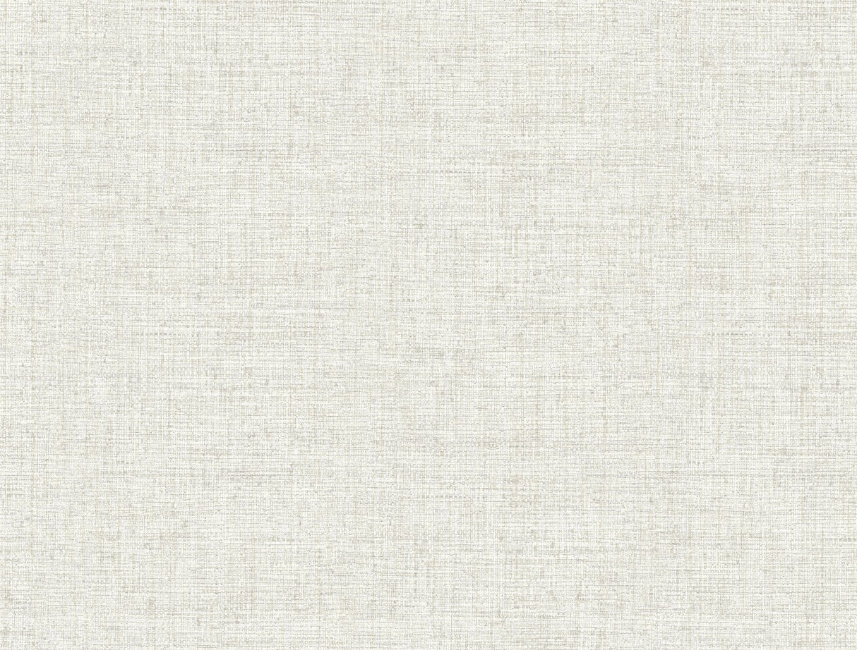 Papyrus Weave White Peel & Stick Wallpaper with Textured Woven Look - York PSW1041RL