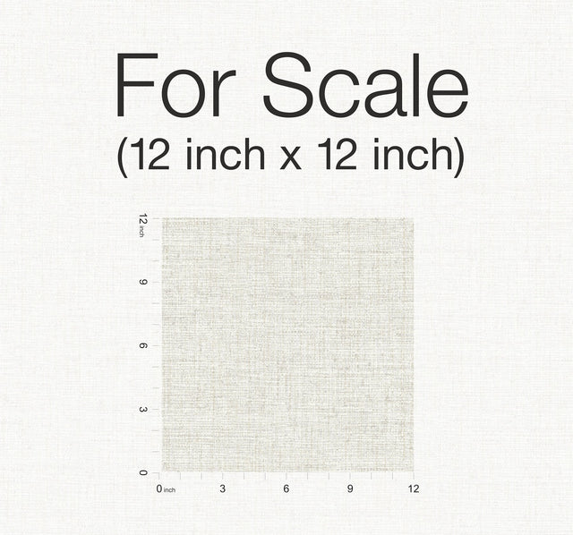 Papyrus Weave White Peel & Stick Wallpaper with Textured Woven Look - York PSW1041RL