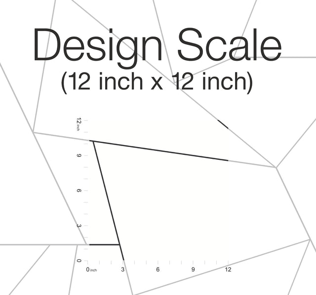 Fractured Prism Black Peel & Stick Wallpaper