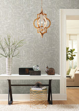 Urban Chalk Grey Premium Peel & Stick Wallpaper with Geometric Chalk Motif - York PSW1069RL