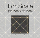 Double Diamonds Black Peel & Stick Wallpaper with Geometric Diamond Motif - York PSW1070RL