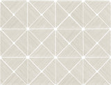 Double Diamonds Off White Peel & Stick Wallpaper with Geometric Diamond Pattern - York PSW1072RL