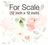 Watercolor Blooms Coral Peel & Stick Wallpaper with Botanical Watercolor Floral - York PSW1073RL