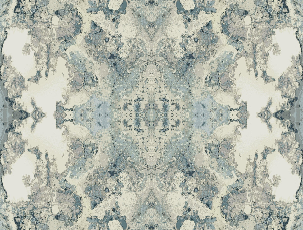Inner Beauty Mist Peel & Stick Wallpaper with Geode Kaleidoscope Pattern - York PSW1090RL