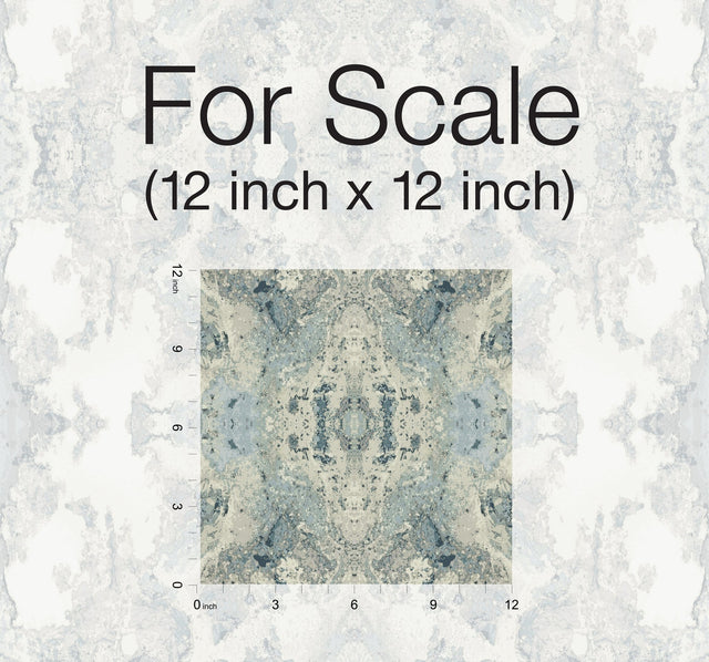 Inner Beauty Mist Peel & Stick Wallpaper with Geode Kaleidoscope Pattern - York PSW1090RL
