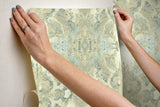 Inner Beauty Pink Peel & Stick Wallpaper with Bohemian Geode Motif - York PSW1091RL