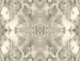 Inner Beauty Grey Peel & Stick Wallpaper with Abstract Geode Motif - York PSW1092RL
