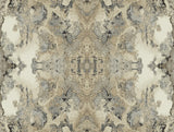 Inner Beauty Ivory Peel & Stick Wallpaper with Bohemian Abstract Geode Motif - York PSW1107RL