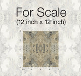 Inner Beauty Ivory Peel & Stick Wallpaper with Bohemian Abstract Geode Motif - York PSW1107RL