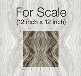 Kaleidoscope Dark Grey Peel & Stick Wallpaper with Bohemian Geode Pattern - York PSW1110RL