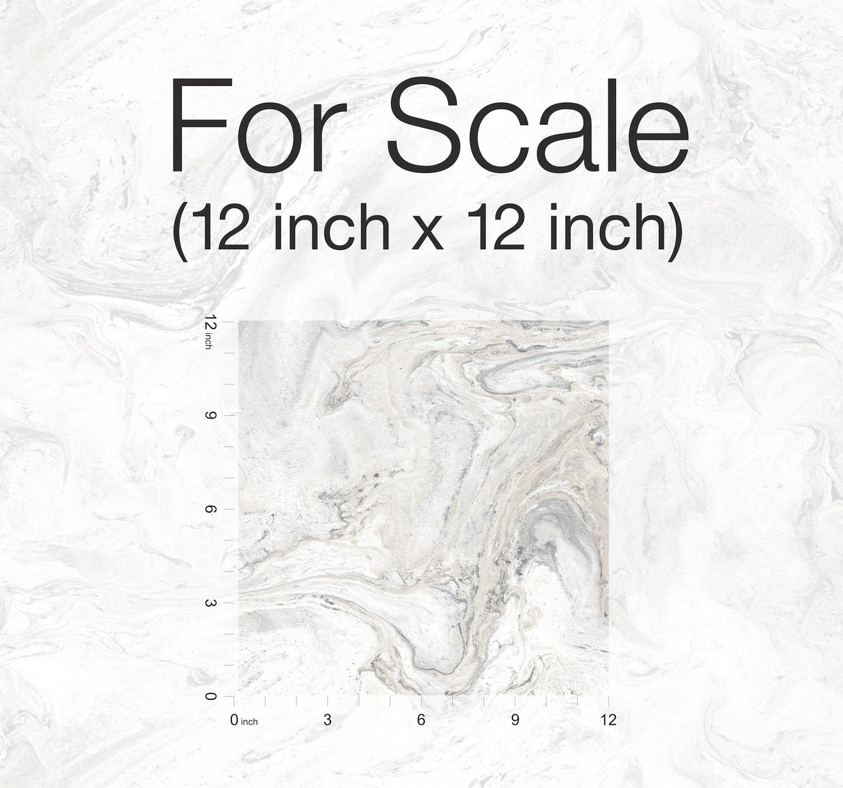 Oil & Marble White & Grey Peel & Stick Wallpaper, Matte Non-Woven Abstract Marble Pattern - York PSW1127RL