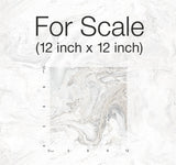 Oil & Marble White & Grey Peel & Stick Wallpaper, Matte Non-Woven Abstract Marble Pattern - York PSW1127RL