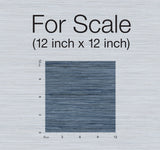 Bahia Grass Navy Peel & Stick Wallpaper with Faux Grasscloth Weave - York PSW1136RL