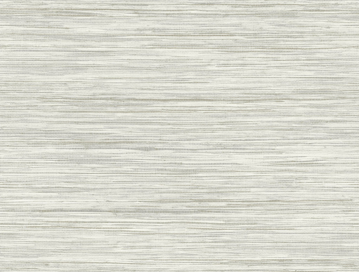Bahia Grass Off White Peel & Stick Wallpaper with Weaves Textural Pattern - York PSW1137RL