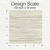 Bahia Grass Off White Peel & Stick Wallpaper with Weaves Textural Pattern - York PSW1137RL
