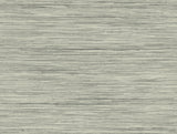 Bahia Grass Grey Peel & Stick Wallpaper with Weaves Motif - York PSW1138RL