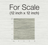 Bahia Grass Grey Peel & Stick Wallpaper with Weaves Motif - York PSW1138RL