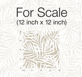 Oahu Fronds Off White Peel & Stick Wallpaper with Botanical Palm Frond Pattern - York PSW1147RL