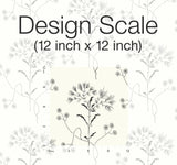 Magnolia Home Wildflower Black & White Peel & Stick Wallpaper with Floral Botanical Pattern - York PSW1153RL