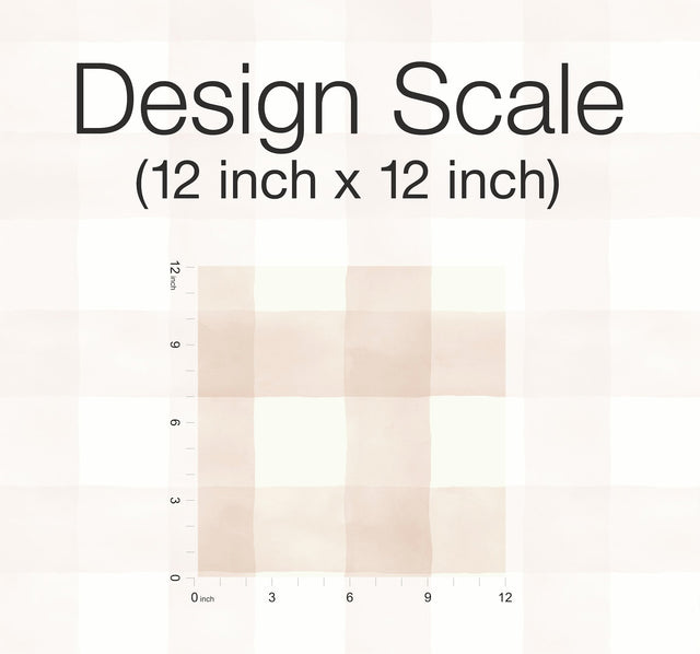 Magnolia Home Watercolor Check Pink Peel & Stick Wallpaper with Plaid Watercolor Motif - York PSW1170RL