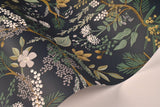 Juniper Forest Green Peel & Stick Wallpaper with Botanical Pattern - York PSW1197RL