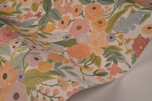 Garden Party Pastel Premium Peel & Stick Wallpaper with Floral Botanical Pattern - York PSW1199RL