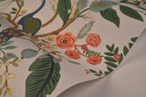 Garden Party Rose Premium Peel & Stick Wallpaper with Bold Floral Pattern - York PSW1200RL