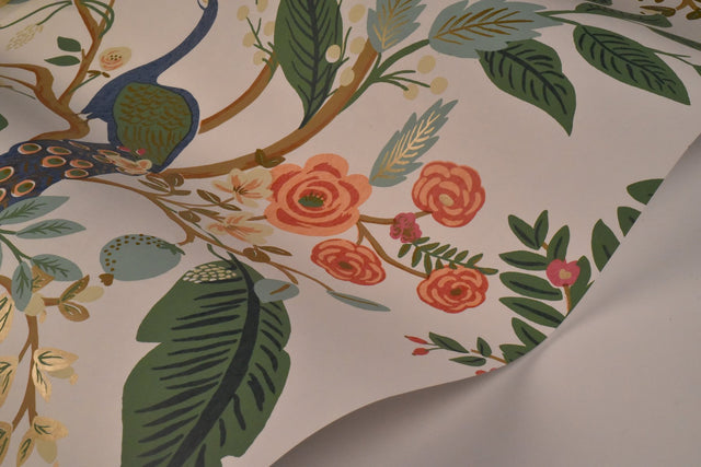 Garden Party Rose Premium Peel & Stick Wallpaper with Bold Floral Pattern - York PSW1200RL