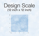 Atrium Clouds Blue Peel & Stick Wallpaper with Matte Sky Cloud Motif - York PSW1211RL