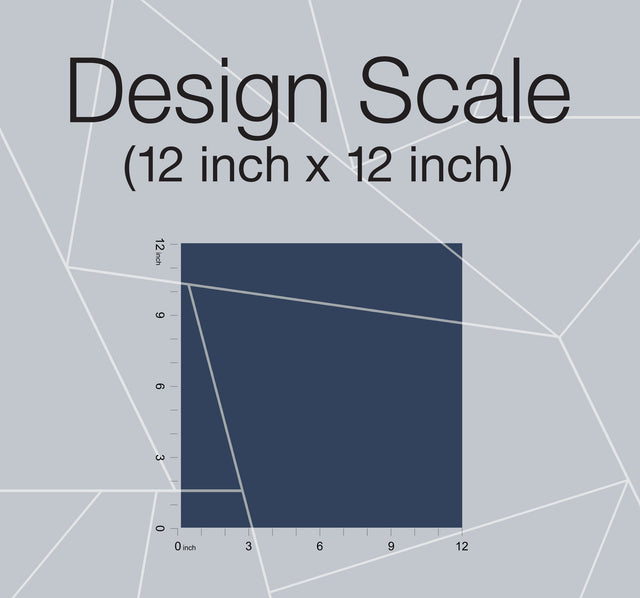 Fractured Prism Blue & White Peel & Stick Wallpaper with Geometric Modern Pattern - York PSW1235RL