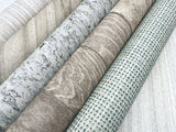 Linden White Peel & Stick Wallpaper with Faux Woodgrain Pattern - York PSW1276RL
