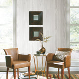Linden White Peel & Stick Wallpaper with Faux Woodgrain Pattern - York PSW1276RL