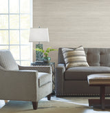 Cattail Weave Brown Peel & Stick Wallpaper - York PSW1278RL