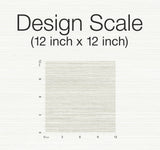 Cattail Weave White Peel & Stick Wallpaper with Woven Grasscloth Motif - York PSW1279RL