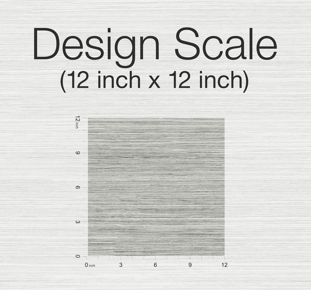 Cattail Weave Grey Peel & Stick Wallpaper with Weaves Pattern, Modern Matte Non Woven - York PSW1280RL