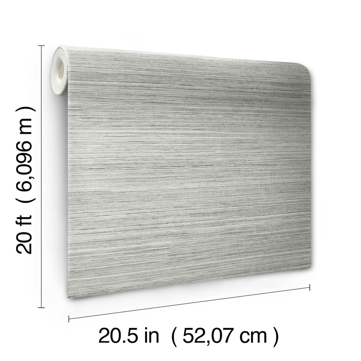 Cattail Weave Grey Peel & Stick Wallpaper with Weaves Pattern, Modern Matte Non Woven - York PSW1280RL